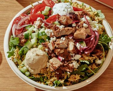 Cava Chicken and RightRice Bowl